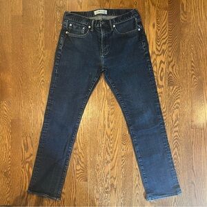 Gap for Good Eco Friendly Men’s Slim Stretch Faded Dark Wash Blue Jeans - 30x29